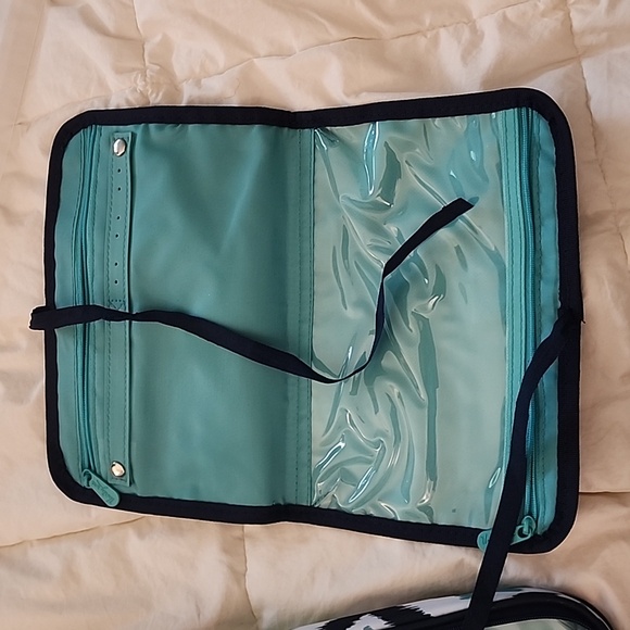 Thirty One Colorful Geometric Print Bag Set - Picture 3 of 5